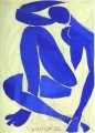 Blue Nude IV abstract fauvism Henri Matisse